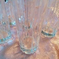 Set 5 bicchieri in cristallo pesanti