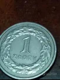 moneta Polacca 1 zloty 1994