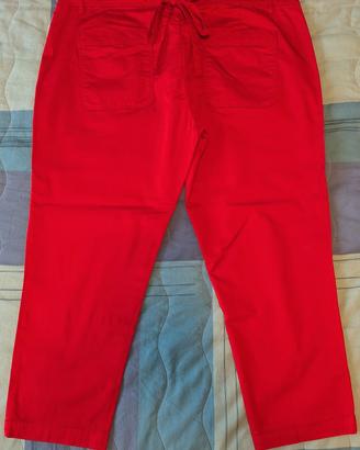 pantaloni a 3/4 taglia 48 