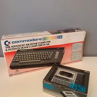 Computer Commodore 16 e Datassette 1531
