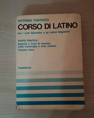 Libro di latino - Parte Pratica - Tantucci - 1967.