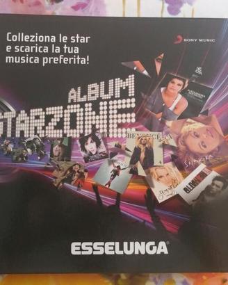 Album Starzone Esselunga carte cantanti Sony Music