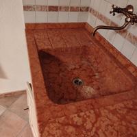 lavello cucina marmo rosso Verona 