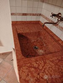 lavello cucina marmo rosso Verona 