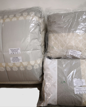 Set trapunta e cuscini coordinato made in italy