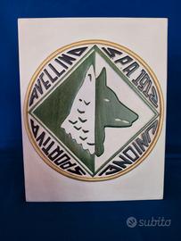 Scudetto dell'Avellino realizzato a mano
