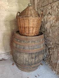 Botte e damigiana antichi