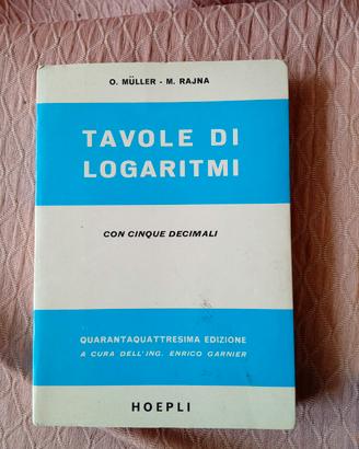 libro tavole di logaritmi