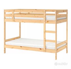 Letto a castello Ikea Mydal legno