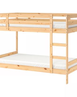 Letto a castello Ikea Mydal legno