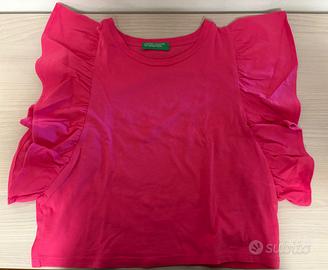 Top fucsia in cotone