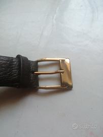 cintura uomo vintage in pelle 