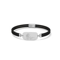 Bracciale Uomo in Argento Rodiato 925 