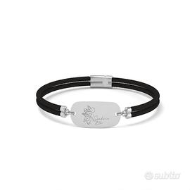 Bracciale Uomo in Argento Rodiato 925 