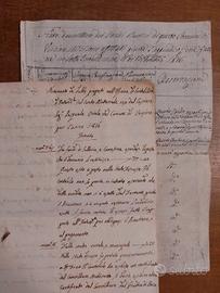 Documenti 1816 Regno di Napoli