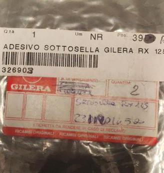 GILERA SERIE DECALCO 326903