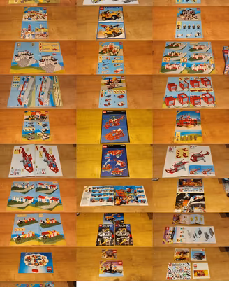Lego istruzioni varie epoche, technic, city, ecc.