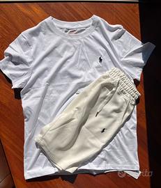 Maglietta e Pantaloncini Ralph Lauren Bianchi M