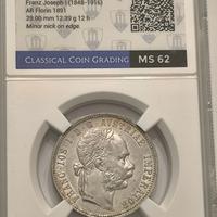 Austria - 1 fiorino 1891 MS62