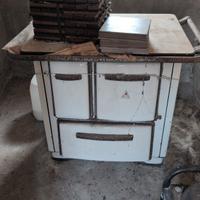 cucina economica a legna in ghisa