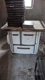 cucina economica a legna in ghisa