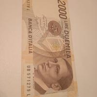 banconota da 2000 lire.