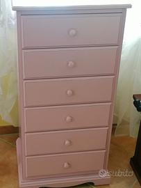 cassettiera shabby chic 