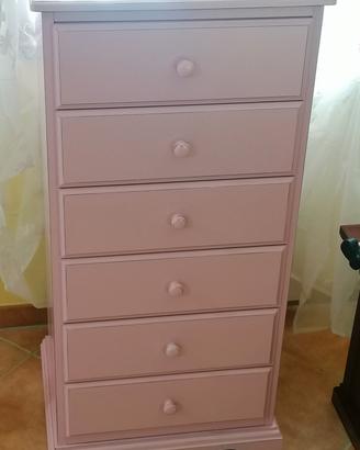 cassettiera shabby chic 