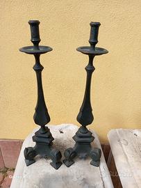 coppia di candelabri antichi 