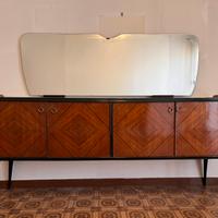 Buffet con specchiera anni '50 mobile