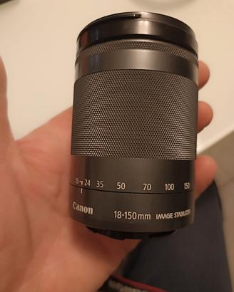 obiettivo CANON Serie EF- M 18-150 f3.5/6.3