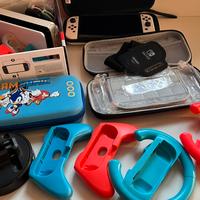 Ninterndo switch OLED completa di accessori