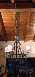 LAMPADARIO IN FERRO