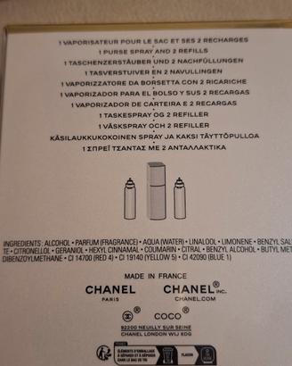 Chanel Coco mademoiselle twist and spray