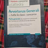 Avvrtenze generali per tutte le classi di concors