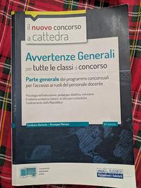 Avvrtenze generali per tutte le classi di concors