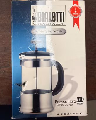 Cafetière French press Bialetti Elegance 8 tazze