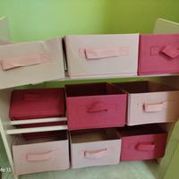 Cassettiera porta oggetti per bambina