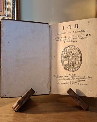 Libro di Giobbe (JOB) Parigi 1699 Desprez RARO