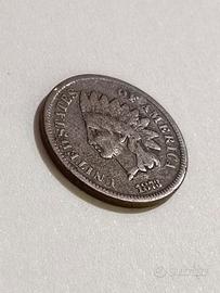 Rara moneta 1 centesimo 1873 - USA