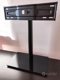 Supporto TV Orientabile da Mobile – Nero Lucido, N