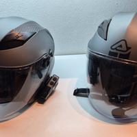 Caschi Acerbis con interfono taglie M e S 