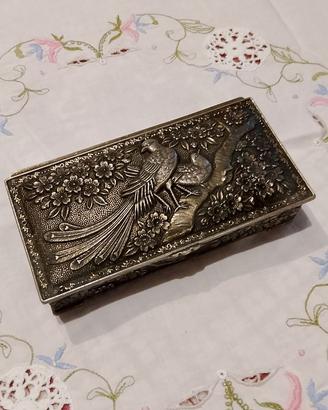 Portagioie in peltro primi 900