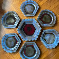 Vassoio e piatti centrotavola A. Miniati anni 70