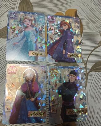 Card carta elsa Anna Frozen Olaf collezione