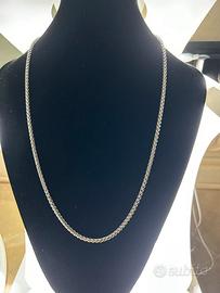 Collana Uomo in acciaio inossidabile. Lunga 55 cm