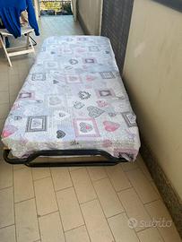 brandina pieghevole  veraflex con materasso e dogh