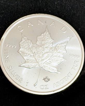 Argento Pure Dollaro Canada 