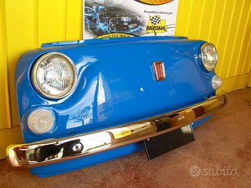 Musetto Fiat 500 azzurro