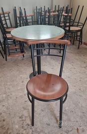 sedie e tavoli da bar